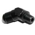 -6AN 6 AN AN-6 Male Flare To 1/8" NPT Thread 45 Degree Fitting Adapter Black