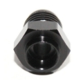 -6AN Male to Weld-On Flare Hose End Fitting Adapter 0 Degree Black