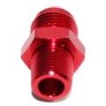 -8AN Male to 3/8NPT Male Thread Aluminum Anodized Hose End Fitting Adapter Red