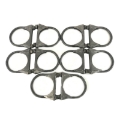 10 Pcs 3" I.D. HEAVY DUTY Universal Exhaust Hanger U Bolt Clamp