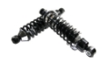 Picture of 180# Rear Street Rod Coil Over Shock SET 180 Pound Black Coated Springs
