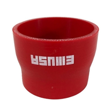 1Pcs Universal 4" to 3.5" Red 4-Ply Straight Silicone Hose Coupler