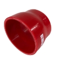 1Pcs Universal 4" to 3.5" Red 4-Ply Straight Silicone Hose Coupler