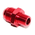 1x -10AN Male to 3/8NPT Male Flare Thread Aluminum Hose End Fitting Adapter Red