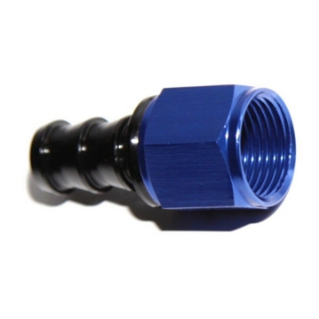 1x 8AN AN-8 Straight Push ON Lock Hose Fitting Oil/Fuel/Gas Line Adapter Blue