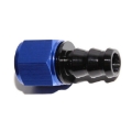 1x 8AN AN-8 Straight Push ON Lock Hose Fitting Oil/Fuel/Gas Line Adapter Blue