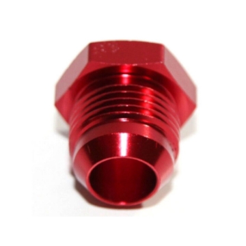 1x -8AN Male to Weld-On 0 Degree Flare Black Hose End Fitting Adapter EMUSA