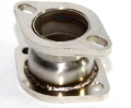 Picture of 2.5"to 3" 2-Bolt Catback Muffler Extension Adapter Straight Stainless Steel