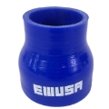 2.75" to 2" I.D. Universal 4-Ply Straight Silicone Hose Coupler Blue