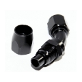 45 Degree Black -10AN AN10 Swivel Oil/Fuel/Gas Line Hose End Fitting Adapter