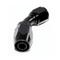 45 Degree Black -10AN AN10 Swivel Oil/Fuel/Gas Line Hose End Fitting Adapter