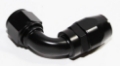 Picture of AN-12 AN12 90° Deg Swivel Fuel Oil Gas Line Hose End Fitting Adapter BLACK
