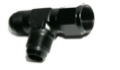 Picture of AN10 10-AN Female to AN10 10-AN Male Black 3-Way Tee T-Piece Fitting Adapter
