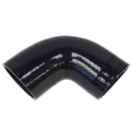 Black 2.5" Inch 90 DEGREE Silicone Pipe Intercooler Coupler Hose Turbo