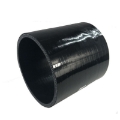 Black 2.75" 3-Ply straight turbo/intake/intercooler piping silicone Coupler Hose