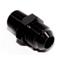 Black -8AN Male to 3/8NPT Male Thread Aluminum Anodized Hose End Fitting Adapter