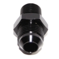 Black -8AN Male to 3/8NPT Male Thread Aluminum Anodized Hose End Fitting Adapter