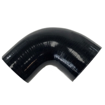 Brand NEW 2.5" to 3" Black 90 Degree Silicone hose Coupler 4 layer polyester