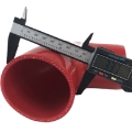 Brand NEW 2.5" to 3" Red 90 Degree Silicone hose Coupler 4 layer polyester