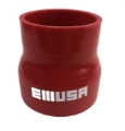Picture of Brand NEW 2.5" to 3" Red Straight Silicone hose Coupler 4 layer polyester