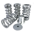 For 95-99 Mitsubishi Eclipse Coilover Lowering Spring Kits Adj. High/Low Silver