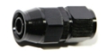 Picture of New 10AN AN-10 Fitting Black Straight Swivel Fuel Oil Gas Line PTFE Hose End