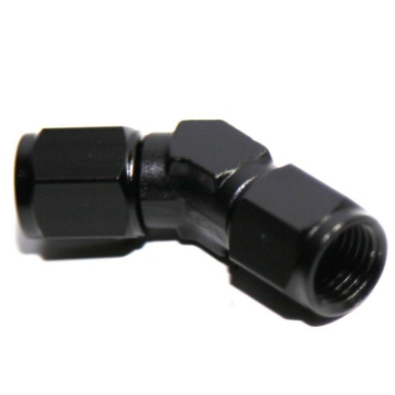 (one) AN4 4AN Female to AN-4 Female 45 Degree Swivel Fuel Oil Gas Line Fitting