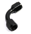 Picture of (one) AN4 Female to 4AN AN-4 Female 90 Degree Flare Swivel Fitting Adapter Black