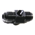 (one) Black 6AN to Male AN6 Straight Fitting Adapter+1/8NPT Pressure/Temp Port