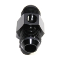 (one) Black 8AN to Male AN8 Straight Fitting Adapter+1/8NPT Pressure/Temp Port
