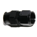 (one) Black AN12 12AN AN-12 Straight Swivel Fuel Oil Gas Line Hose End Fitting