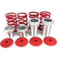 Red/Silver 95-99 Mitsubishi Eclipse Coilover Lowering Spring Kits Adj. High/Low