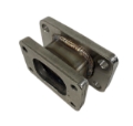 Picture of Straight T2-4 Bolt to T3-4 Bolts Turbo Charger Flange Conversion Adapter+Gasket