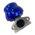 Universal 35MM/38MM Adjustable External Wastegate 2-Bolt Blue