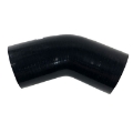 Universal Black 4-Ply Silicone 2.25" Coupler 45 Degree Angled Elbow Hose